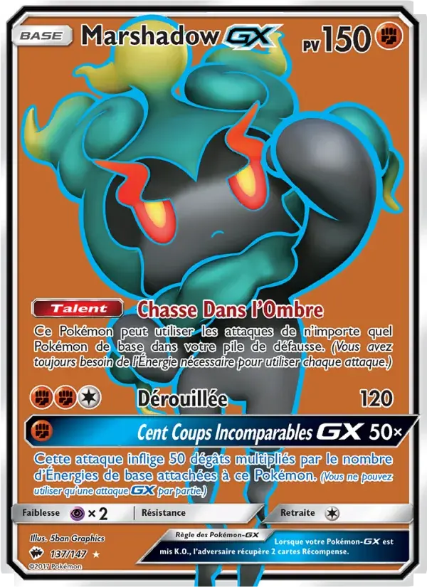 Marshadow GX - 137/169 - Ombres Ardentes