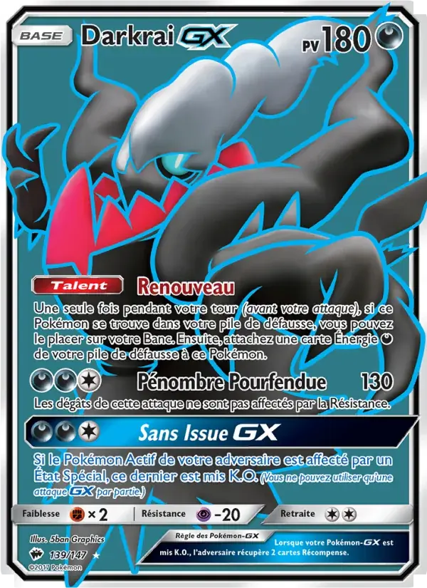 Darkrai GX - 139/169 - Ombres Ardentes