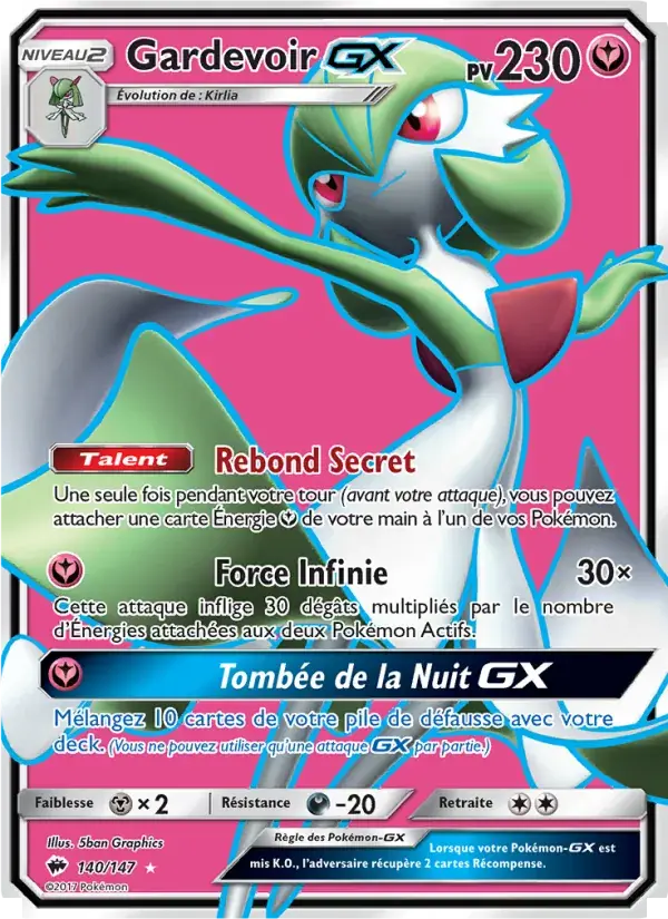 Gardevoir GX - 140/169 - Ombres Ardentes