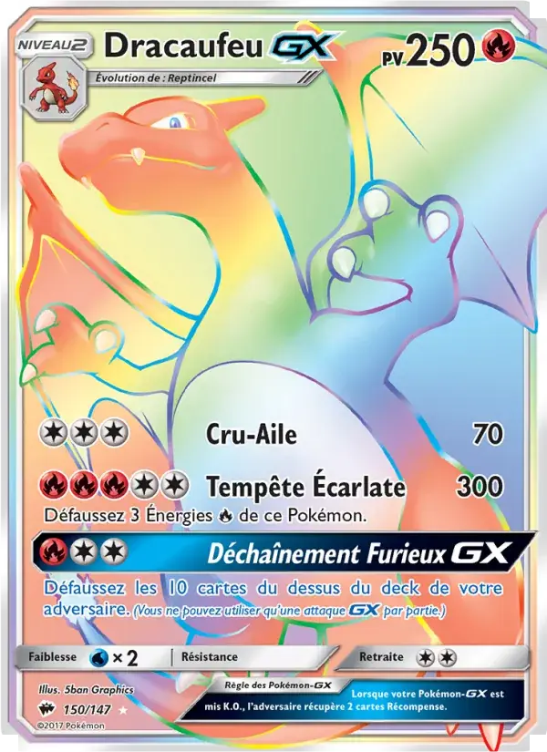 Dracaufeu GX - 150/169 - Ombres Ardentes