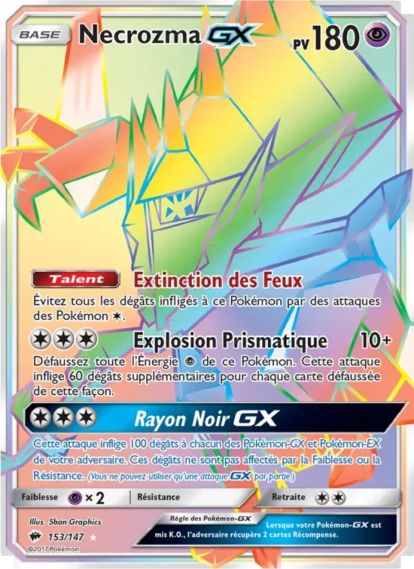 Necrozma GX - 153/169 - Ombres Ardentes