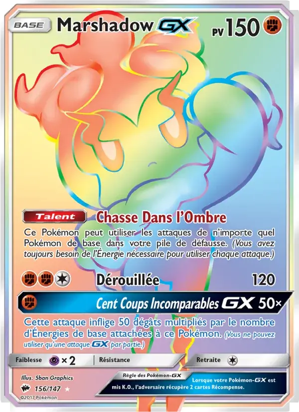Marshadow GX - 156/169 - Ombres Ardentes