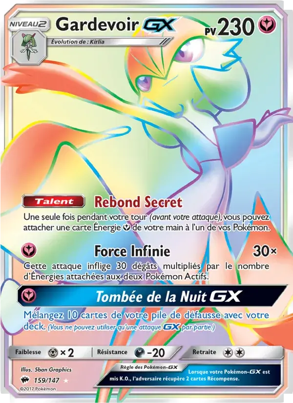 Gardevoir GX - 159/169 - Ombres Ardentes
