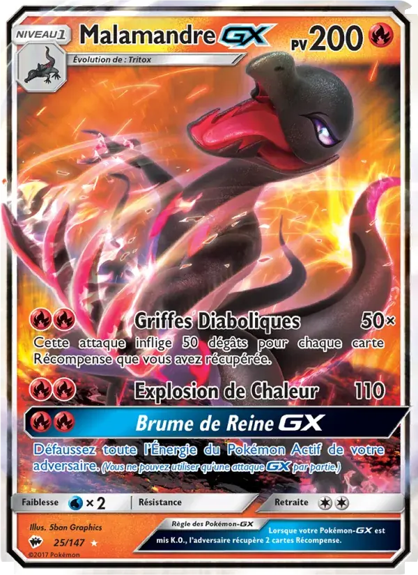 Malamandre GX - 25/169 - Ombres Ardentes