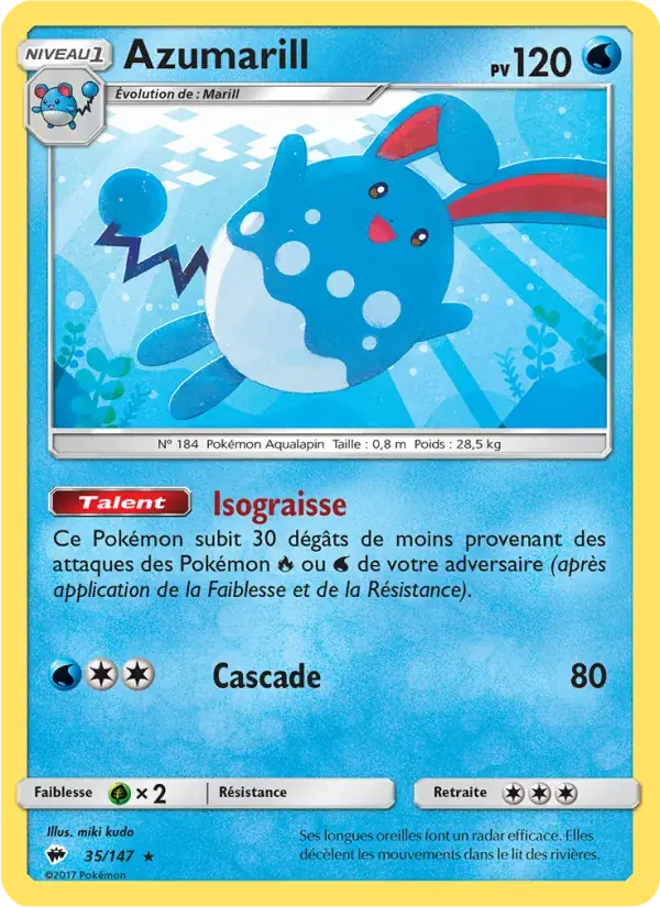 Azumarill - 35/169 - Ombres Ardentes