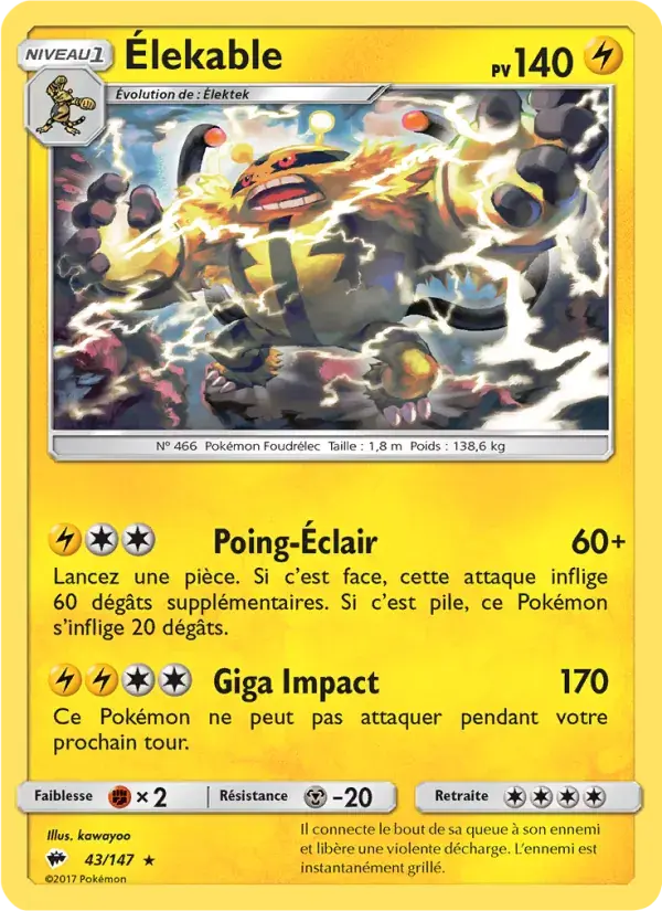 Élekable - 43/169 - Ombres Ardentes