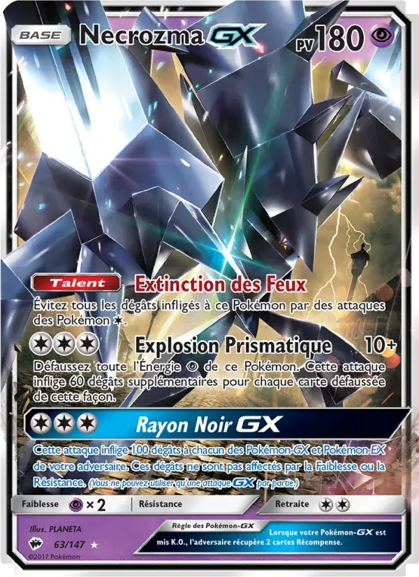 Necrozma GX - 63/169 - Ombres Ardentes