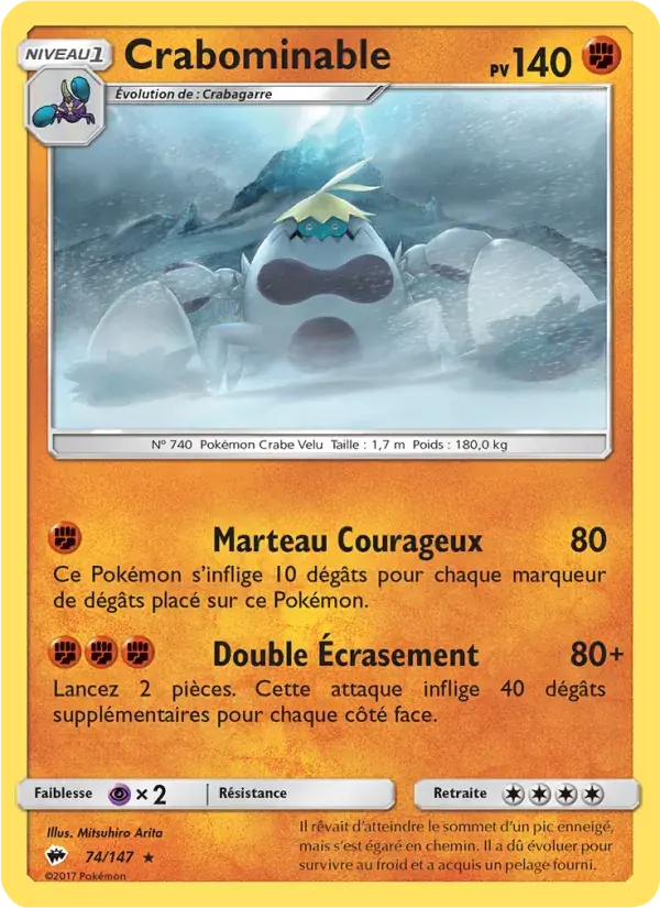 Crabominable - 74/169 - Ombres Ardentes
