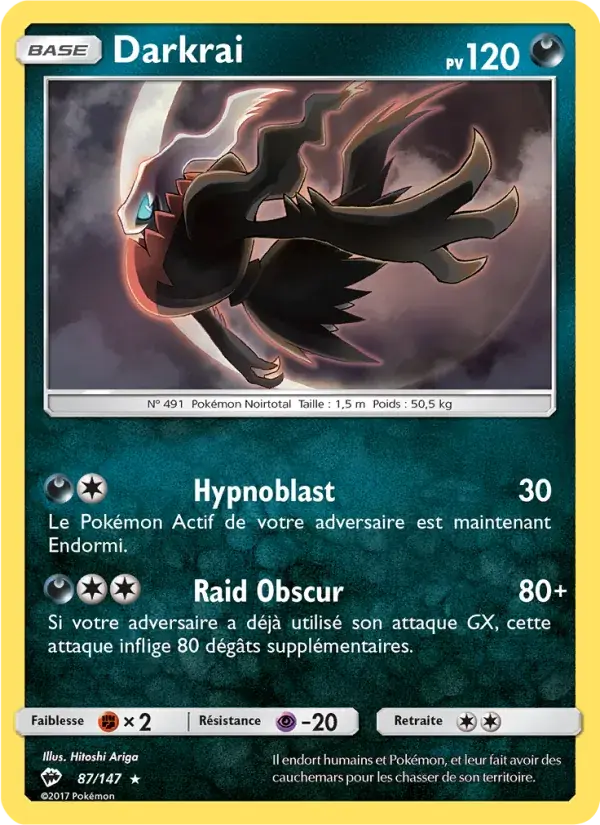 Darkrai - 87/169 - Ombres Ardentes