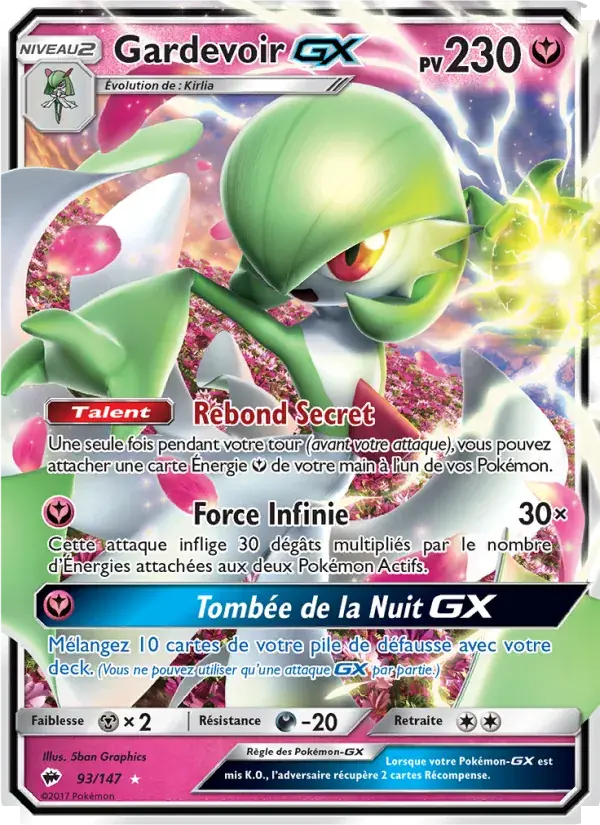 Gardevoir GX - 93/169 - Ombres Ardentes