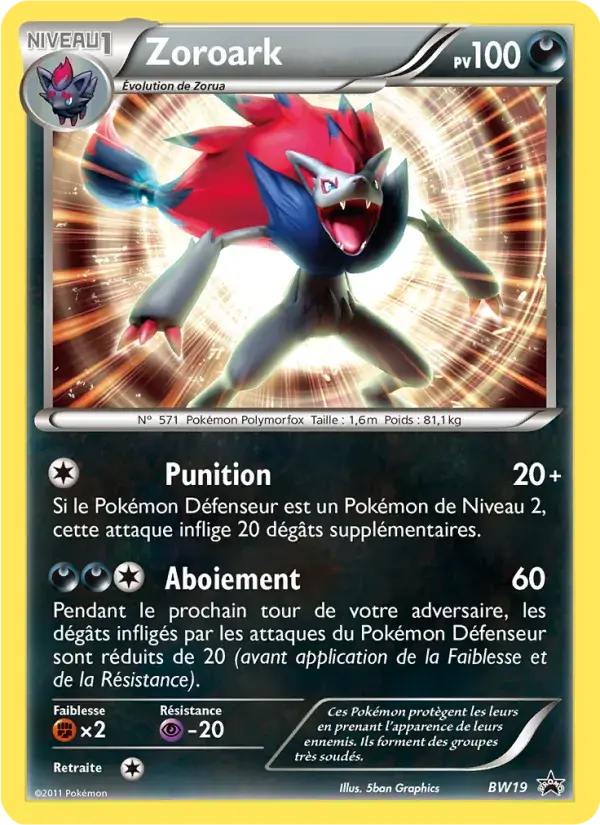 Zoroark - BW19/101 - Promo BW