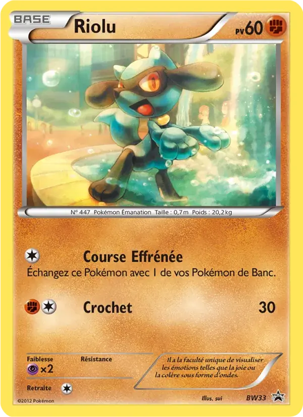 Riolu - BW33/101 - Promo BW