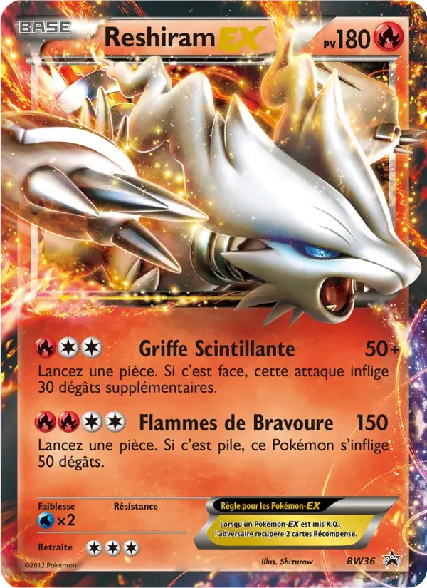 Reshiram ex - BW36/101 - Promo BW