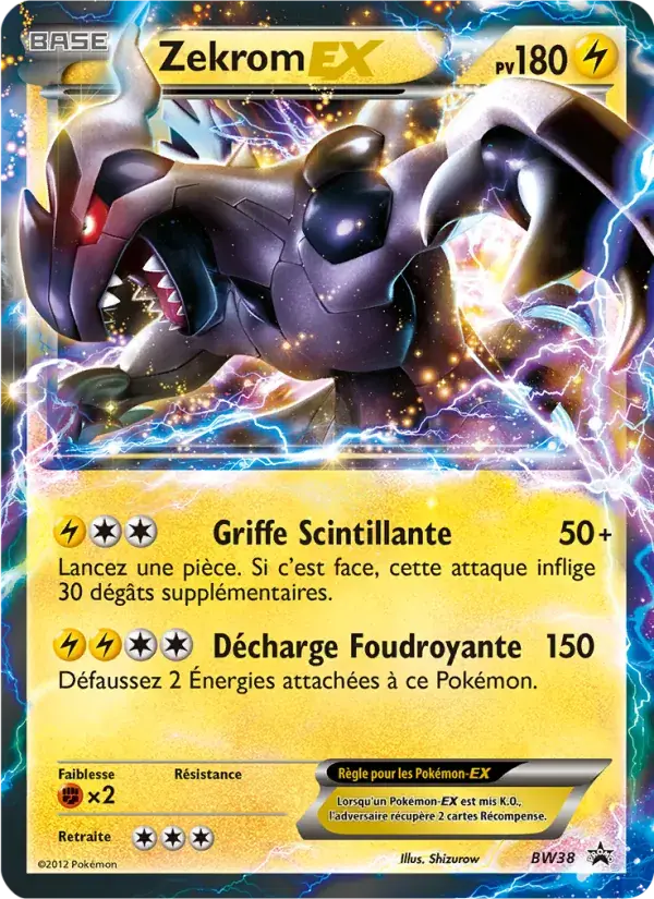 Zekrom ex - BW38/101 - Promo BW