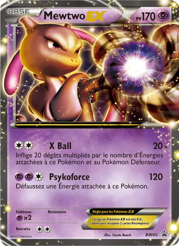 Mewtwo ex - BW45/101 - Promo BW