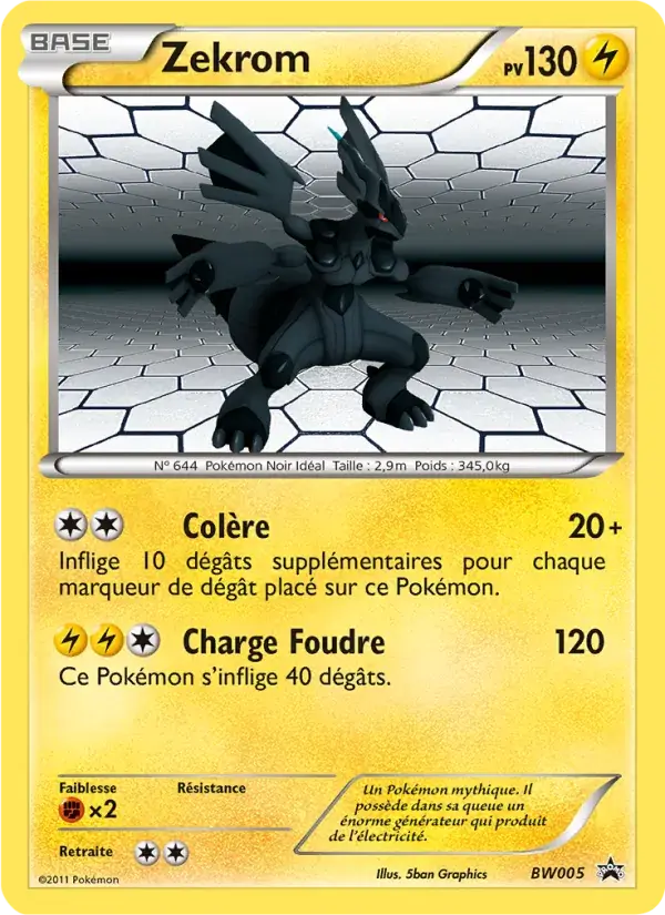 Zekrom - BW05/101 - Promo BW