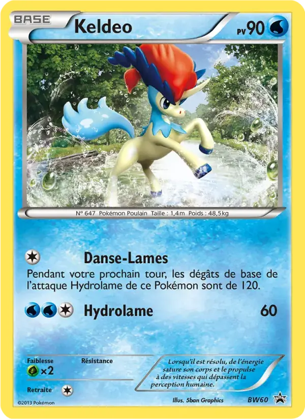Keldeo - BW60/101 - Promo BW