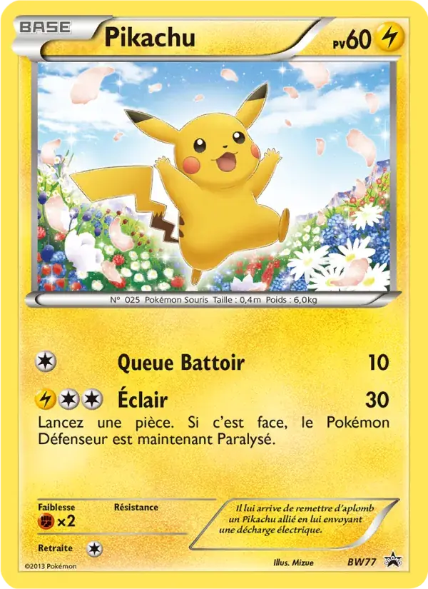 Pikachu - BW77/101 - Promo BW