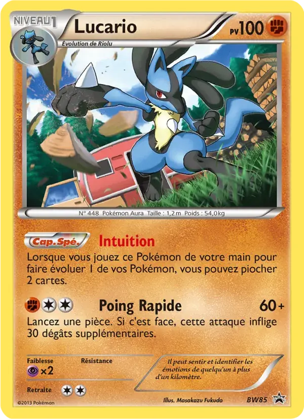 Lucario - BW85/101 - Promo BW