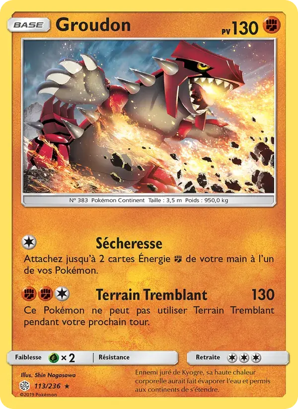 Groudon - 113/271 - Éclipse Cosmique