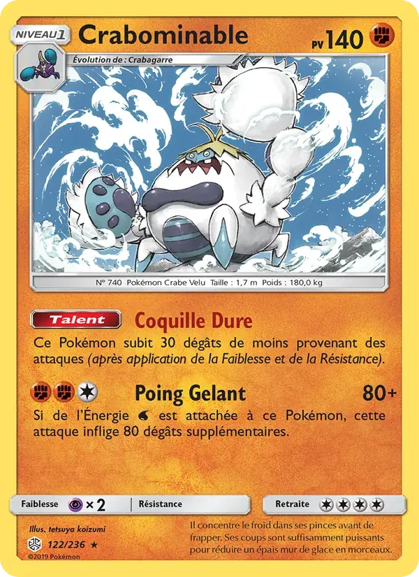 Crabominable - 122/271 - Éclipse Cosmique