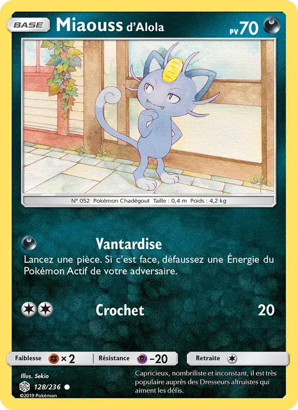 Miaouss d’Alola - 128/271 - Éclipse Cosmique