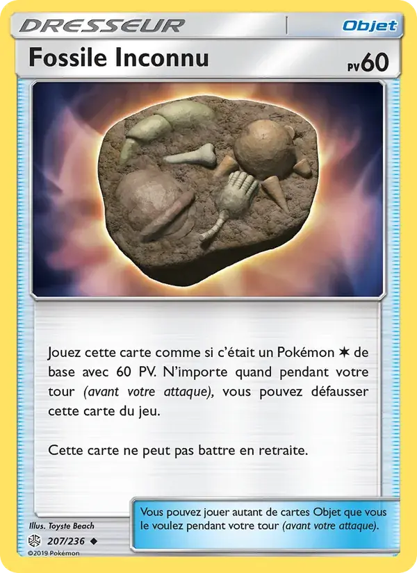 Fossile Inconnu - 207/271 - Éclipse Cosmique