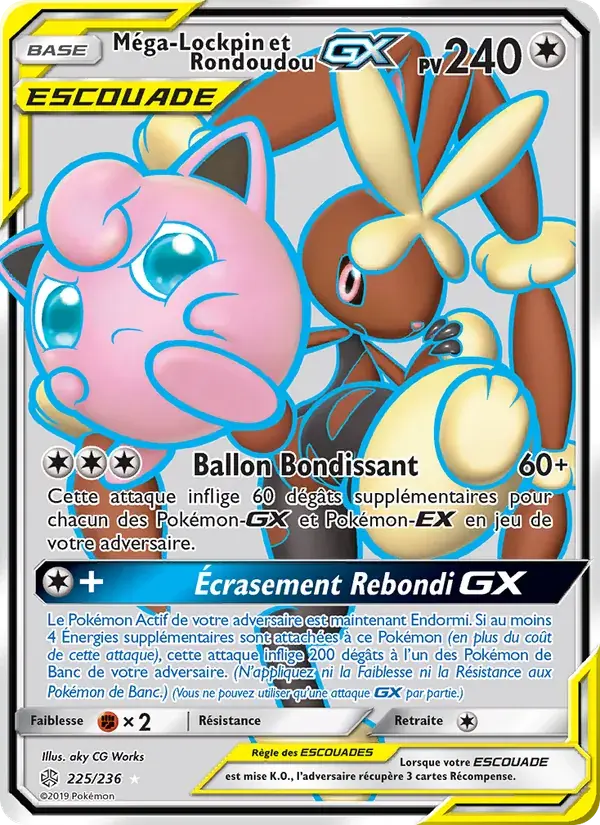Méga-Lockpin et Rondoudou GX - 225/271 - Éclipse Cosmique