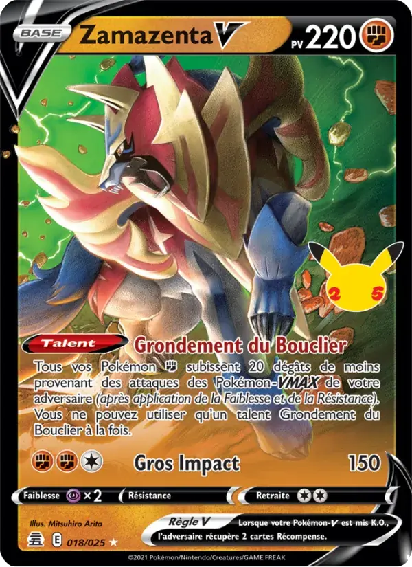 Zamazenta V - 18/25 - Célébrations