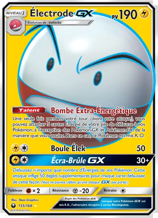 Électrode GX - 155/183 - Tempête Céleste