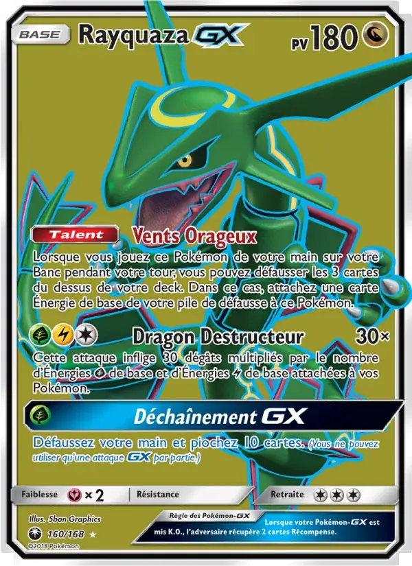 Rayquaza GX - 160/183 - Tempête Céleste