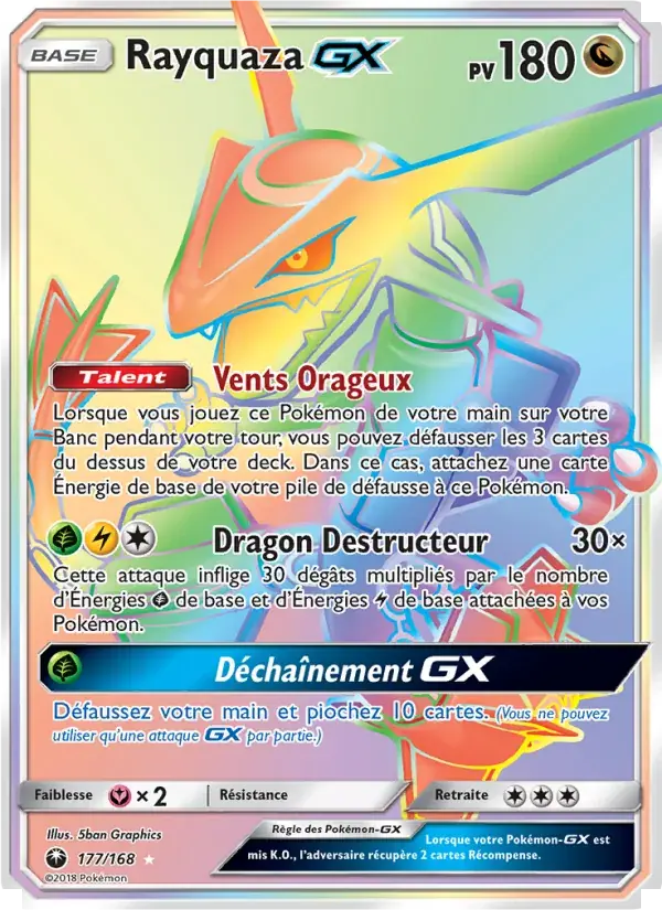 Rayquaza GX - 177/183 - Tempête Céleste