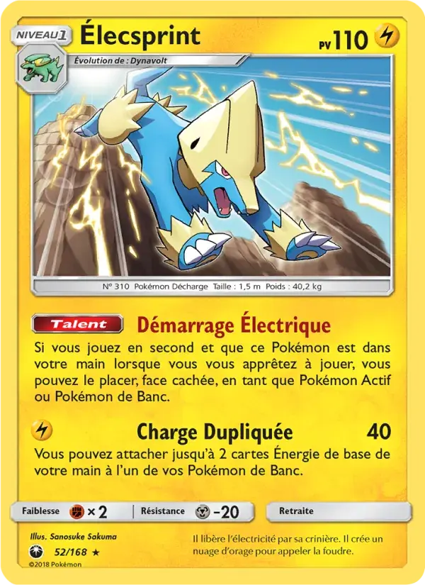 Élecsprint - 52/183 - Tempête Céleste