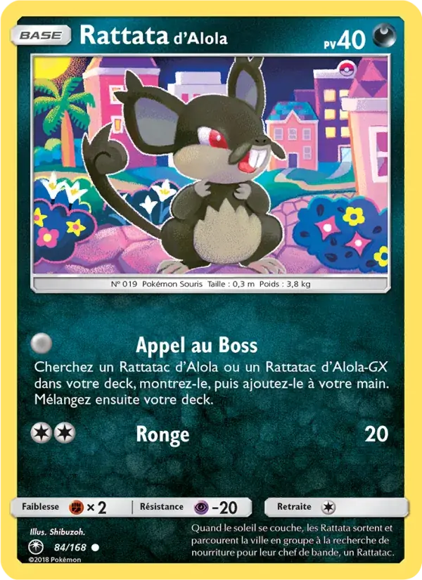Rattata d’Alola - 84/183 - Tempête Céleste
