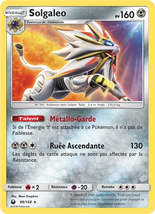 Solgaleo - 99/183 - Tempête Céleste