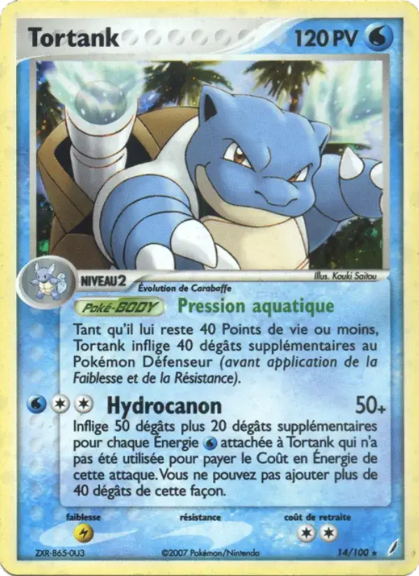 Tortank - 14/100 - EX Gardiens de Cristal