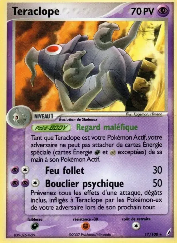 Téraclope - 17/100 - EX Gardiens de Cristal