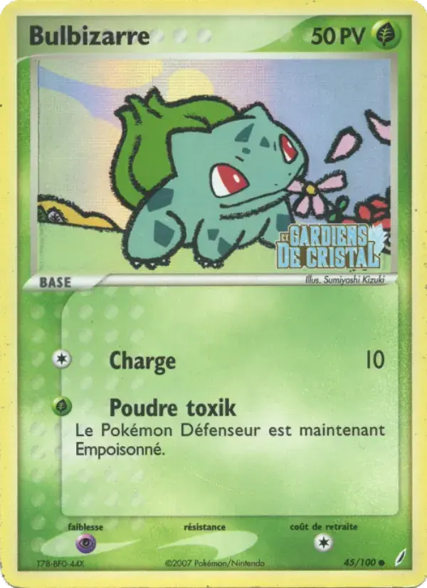 Bulbizarre - 45/100 - EX Gardiens de Cristal
