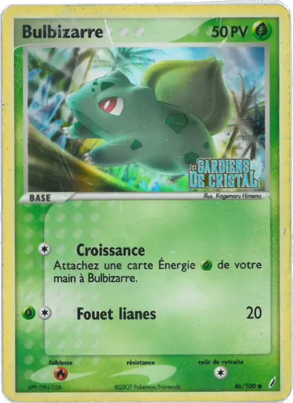 Bulbizarre - 46/100 - EX Gardiens de Cristal