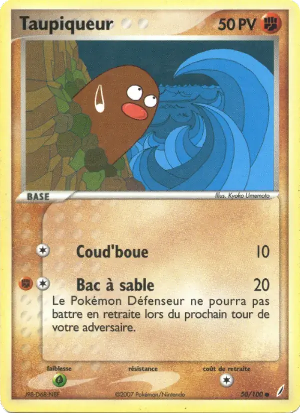Taupiqueur - 50/100 - EX Gardiens de Cristal