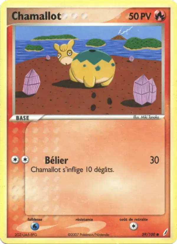 Chamallot - 59/100 - EX Gardiens de Cristal