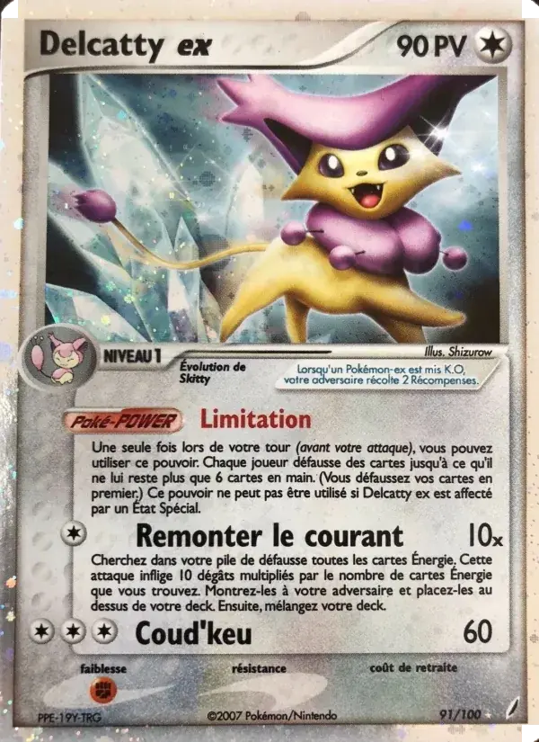 Delcatty ex - 91/100 - EX Gardiens de Cristal
