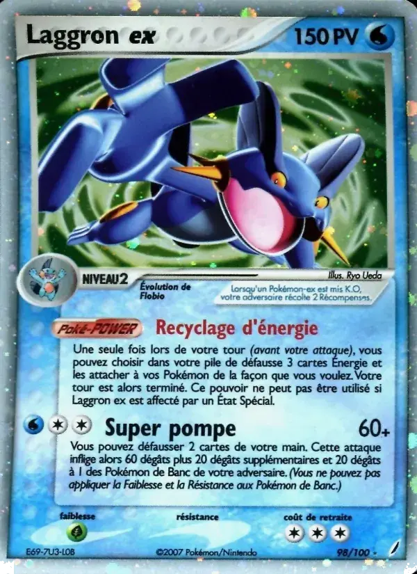 Laggron ex - 98/100 - EX Gardiens de Cristal