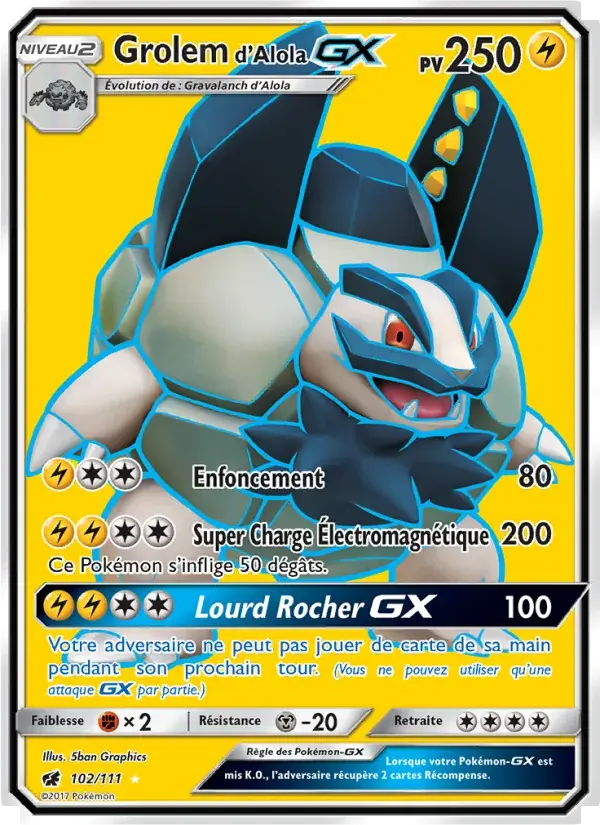 Grolem d’Alola GX - 102/125 - Invasion Carmin