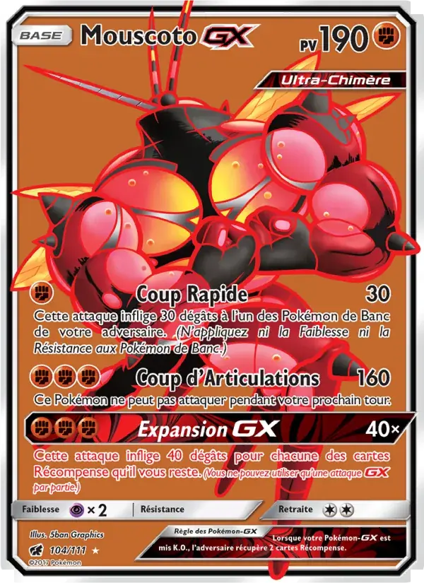 Mouscoto GX - 104/125 - Invasion Carmin