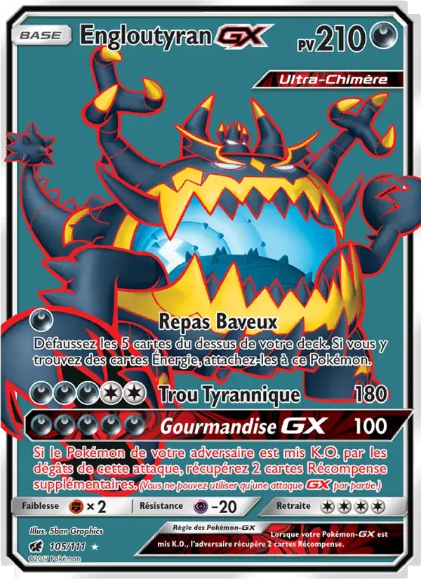 Engloutyran GX - 105/125 - Invasion Carmin