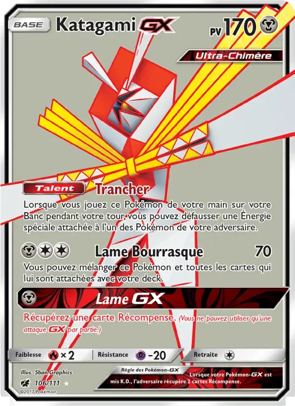 Katagami GX - 106/125 - Invasion Carmin