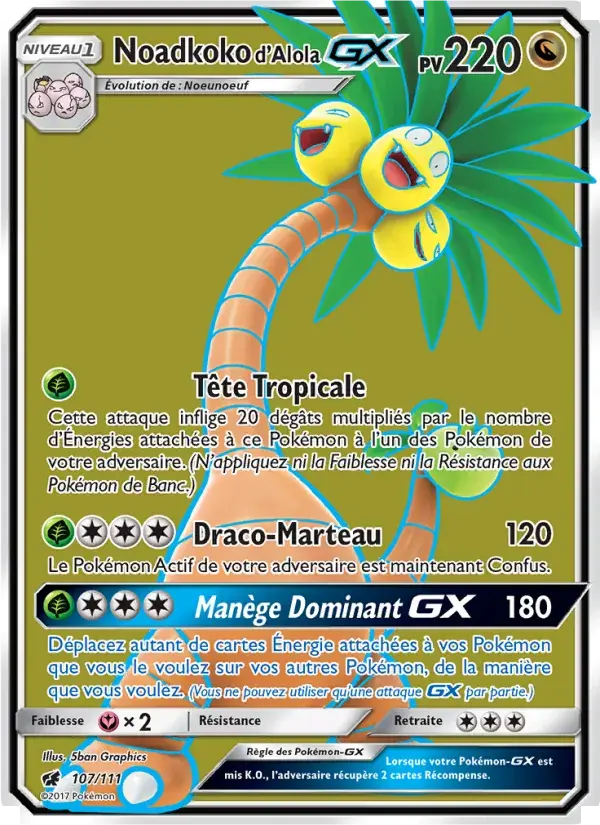 Noadkoko d’Alola GX - 107/125 - Invasion Carmin