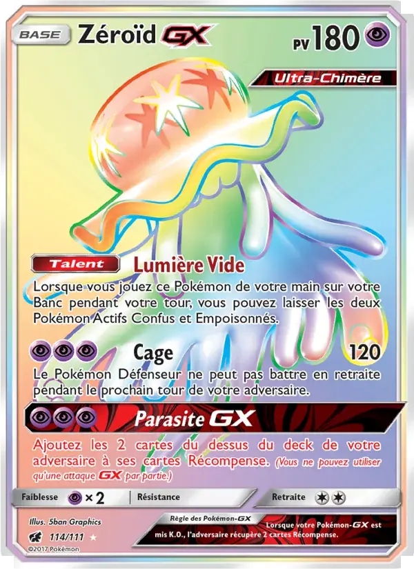 Zéroïd GX - 114/125 - Invasion Carmin