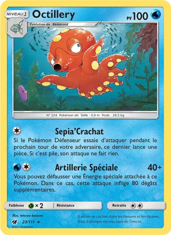 Octillery - 23/125 - Invasion Carmin